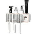 thumbnail image 2 of BCZHQQ Toothbrush Holders Bathroom Accessories with Toothpaste Dispenser,Toothbrush Holder Wall Mounted Bathroom Decor, 2 of 5
