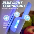 thumbnail image 2 of Home Defense Max Indoor Flying Insect Trap, Light Trap for House Flies, Fruit Flies, and Gnats, 1 Plug-in and 4 Refills, 2 of 4