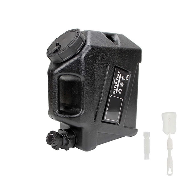 10L Black Camping Water Container Lightweight Camping Water Container for Outdoor Fishing