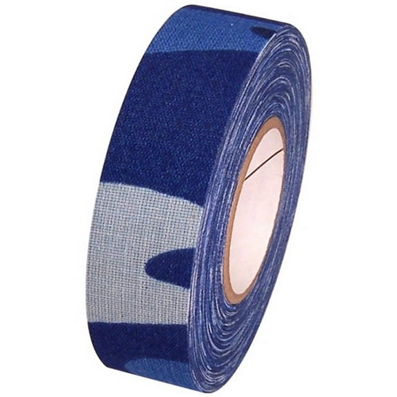 Camo Blue Cloth Hockey Stick Tape 1 inch x 20 yards