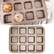 thumbnail image 4 of Molde para brownie, muffins de para molle cuadrado de acero al carbono de 12 cavidades con divisores, 4 of 7