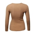 thumbnail image 2 of FashionOutfit Women's Good Strechy PrincessLine Scoop Neck Cardigan Jacket, 2 of 3