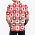 thumbnail image 6 of Wukai Maple Leaves1 Men’s Polo Shirts,Quick-Dry Athletic Shirt,Classic Fit Shirts-XX-Large, 6 of 8