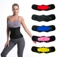 thumbnail image 2 of Waist Trainer, Sweat Belt for Stomach Fat Weight Loss (S, Yellow, 2 of 9