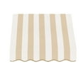 thumbnail image 3 of Awntech 4.38 Ft San Francisco Closed-Sided Fixed Awning Canopy (52.5in x 24in x 42in), Linen/White Stripe, 3 of 4