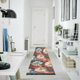 thumbnail image 4 of Yayeee Runner Rug for Bedroom 2'x6' Machine Washable Hallway Non Slip Mat, Vibrant Floral, 4 of 8