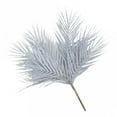 thumbnail image 4 of Hojas de palma verdes artificiales, plantas de simulación para decoración del hogar Azul, 4 of 7