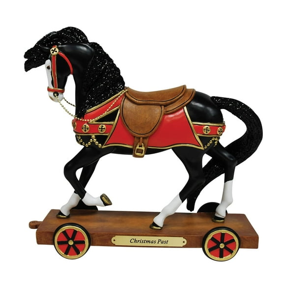 Enesco Trail of Painted Ponies Christmas Past Figurine, 7.75 Inch, Multicolor