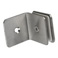 thumbnail image 4 of tredstone Durable Stainless Steel Glass Clamp Clip for Shower Room Panel Easy Installation 90 degree Single 1Set, 4 of 6