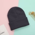 thumbnail image 1 of Gorro de punto para bebé de otoño e invierno, gorro de color caramelo para niños y niñas, gorro de lana rizado cálido de invierno, 1 of 5