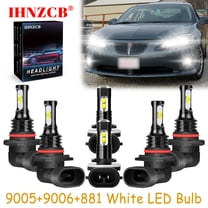 IHNZCB for Pontiac Grand Prix 2004-2008 Led Headlights Bulb High Low Beam Fog Light,9005 9006 881,HKB,Y01