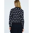 thumbnail image 4 of Free Assembly Women's and Women's Plus Solid, Stripe, & Print Classic Cozy Yarn Cardigan Sweater, Lightweight, Sizes XS-4X, 4 of 6