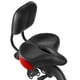 thumbnail image 1 of Asiento de bicicleta MOONCOOL sobredimensionado con respaldo acolchado de 29 x 24 cm, 1 of 7