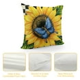 thumbnail image 4 of JRXY  Fall Sunflower Pillow Covers,Black Buffalo Plaid Throw Pillow Cover,Autumn Farmhouse Sunflower Throw Pillow Cases Decor for Home Decor Pillow Cushion Cases for Sofa Bed Patio White, 4 of 5