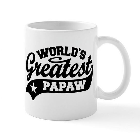 CafePress - World's Greatest Papaw Mug - 11 oz Ceramic Mug - Novelty Coffee Tea Cup