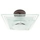 thumbnail image 1 of Lampara De Techo Luz Ideal, Plafón Satélite Cuadrado Chocolate., 1 of 5