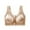 Khaki, variant on Front Closure Lace Push Up Bra with Side Coverage and Back Support for Everyday Comfort and Seamless Lift