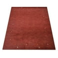 thumbnail image 3 of Rugsotic Carpets Handmade Rugs Hand Knotted Loom Rectangle 9'x12' Dark Red Wool for Indoor Use, 3 of 5
