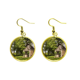 thumbnail image 1 of Green House ciencias forestales paisajes naturaleza Ear Dangle Golden Drop Earring Jewelry Mujer Unbranded M, 1 of 3