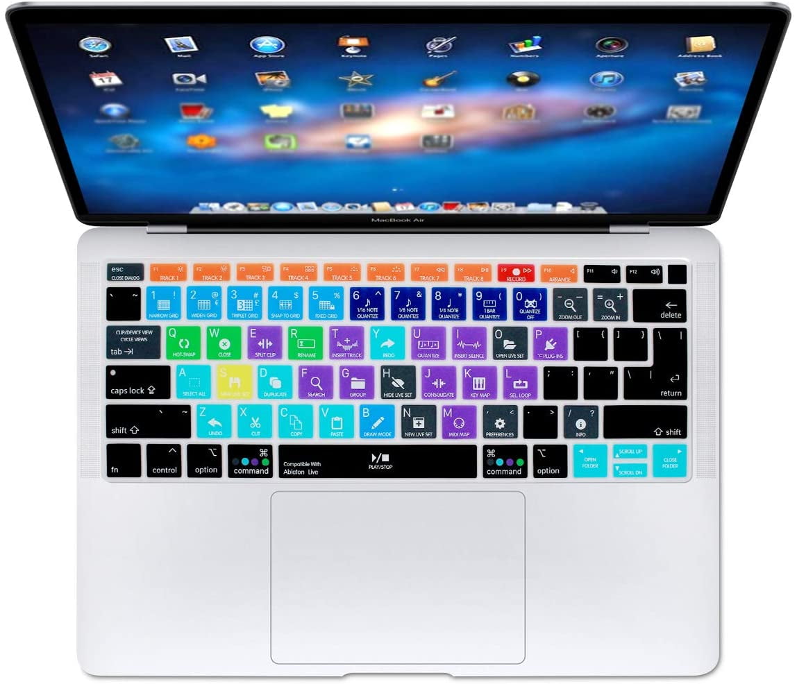 &Older iMac,USA and European HRH Adobe Premiere Pro CC Shortcuts Hotkey Silicone Keyboard Cover Skin for MacBook Air 13,MacBook Pro13/15/17 with or w/Out Retina Display, 2015 or Older Version 