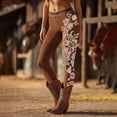 thumbnail image 5 of Leggings à Imprimé Rétro Style Cowboy Western pour Femmes, Pantalon de Yoga de Randonnée d'Automne avec Coupe Extensible Confortable, Pantalon Décontracté pour Usage Quotidien, Voyage, Activités de Plein Air, Équitation et Style Équestre Rose G, 5 of 5