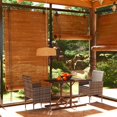 thumbnail image 1 of vidaXL 3 Piece Garden Dining Set Grey, 1 of 5