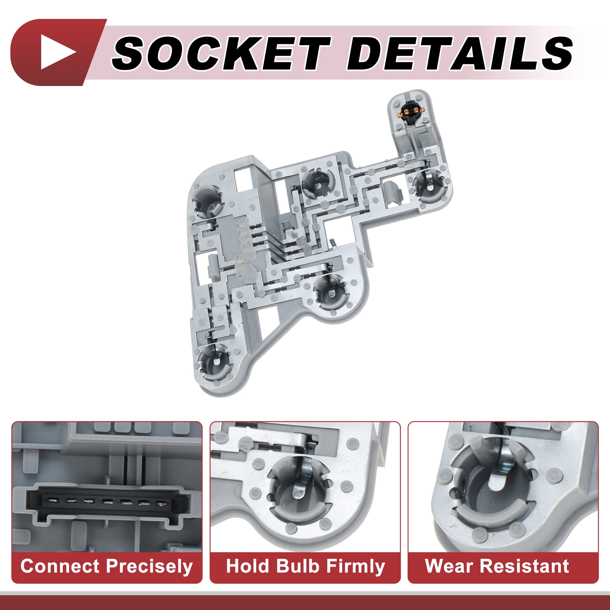 Unique Bargains Socket Wiring for Mercedes-Benz C250 Lamp Bulb Pigtail Connector Left
