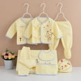 thumbnail image 2 of Newborn Infant Clothes & Accessories Set Tops+Long Pants+Romper+Bottom+Hat+Bib+Sock Shose Outfits Set for 0-3Months Caqnni, 2 of 4