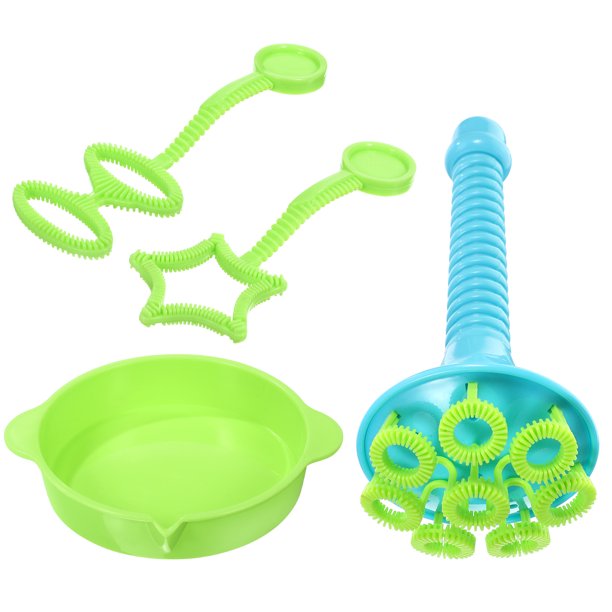 1 juego de divertidos juguetes para hacer burbujas gigantes, elegantes juguetes para hacer burbujas para niños al aire libre (sin agua con burbujas).
