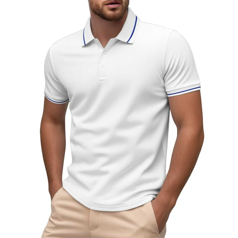 RMGVDSD Golf Shirts for Men Quick-Dry Athletic Mens Polo Shirts