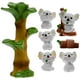 thumbnail image 2 of Figuras de Koala en miniatura, 7 Uds., estatuas de Koala en miniatura de resina DIY, adornos en miniatura, estilo mixto, 2 of 6