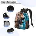 thumbnail image 5 of Wukai Ice Blue Coastal Lion Versatile Backpack:Spacious,Organized,Comfortable,Ideal for Travel and Everyday Use with Multiple Pockets and Padded Straps, 5 of 8