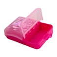thumbnail image 4 of Contenedor de Alimentos Rectangular de Plástico, Lunch Box Escolar con 2 Divisiones, Diseño Barbie Animal Print Rosa, 4 of 5