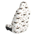 thumbnail image 2 of Rateoe Dachshund Dog Print Car Seat Cover,Elastic Car Seat Protector,Washable Durable Automotive Seat Cover Car Interior Accessories, 2 of 5