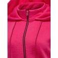 thumbnail image 4 of FashionMille Women Regular Fit Casual Hoodie Crop Fleece Jacket Hooded Casual Fleece Jacket, 4 of 4