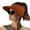 Brown, variant on Women Sport Sun Visor Hats,Empty Top Baseball Sun Cap UV Protection