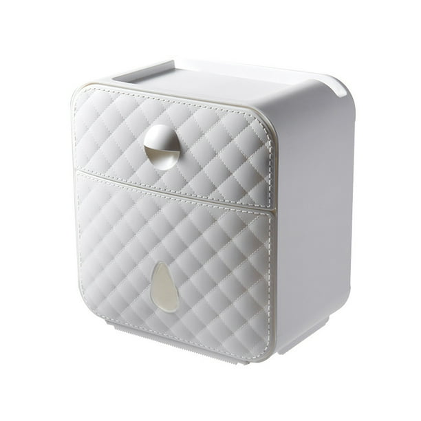 Dispensador de toallas de papel montado en la pared, sin perforación, soporte para toallas de papel, dispensador de papel higiénico sin núcleo, soporte para bolsas de basura, dispensador de extracción de papel para el hogar