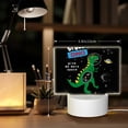 thumbnail image 6 of Haiem Space Dino Cartoon Black Pattern Acrylic Night Light Gift with 3 Color ModesTouch-Sensitive LED Lamp Perfect Gift for Mother's Day, Birthday, or Christmas, 6 of 9