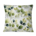 thumbnail image 3 of Designart "Plants with White and Green Wasabi Leaves" Plants Printed Throw Pillow, 3 of 5