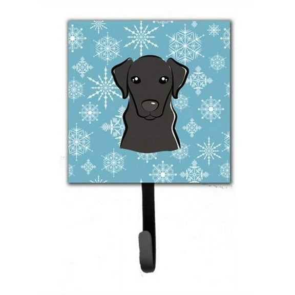 Carolines Treasures BB1669SH4 Snowflake Black Labrador Leash & Key Holder