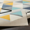 thumbnail image 4 of City Mustard/Khaki 2'7" x 7'3" Modern Runner Area Rug, 4 of 6