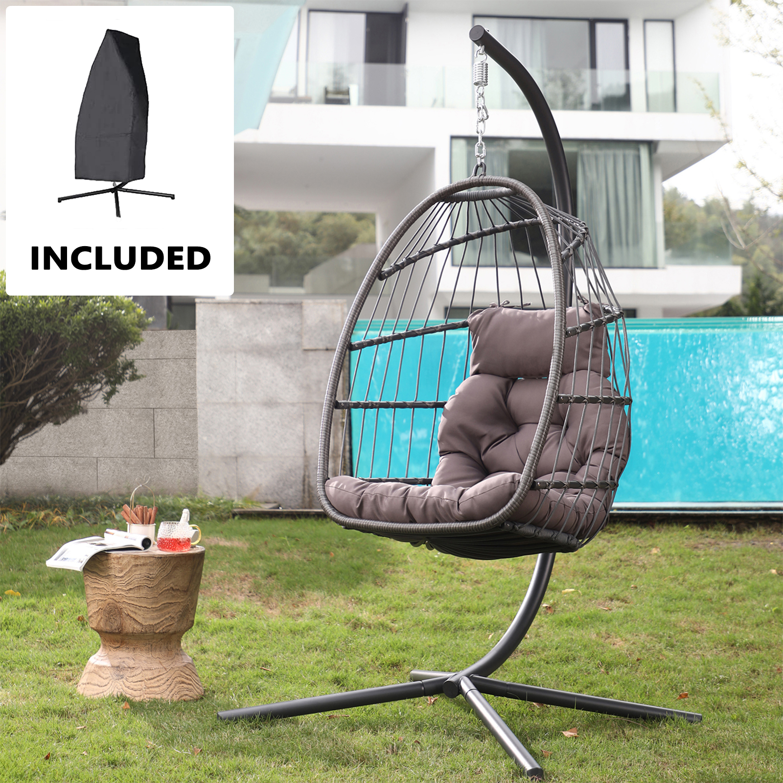 foldable hanging egg chair