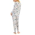 thumbnail image 2 of Family Pajamas Matching Women’s Holiday Dogs & Cats Pajama Set, Gray, X-Small, 2 of 2