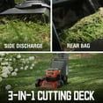 PowerSmart 40V 17inch Cordless Brushless Electric Push Lawn Mower W/4
