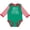 Green and Red, variant on Inktastic Future Race Car Driver Like Daddy Boys Long Sleeve Baby Bodysuit