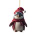 thumbnail image 2 of Colgante de Acrílico con Forma de Pingüino de Navidad para Espejo Retrovisor de Coche, Decoración para Mochila, 2 of 5