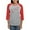 Heather/Red, variant on CafePress - Mimi Long Sleeve T Shirt - Womens Baseball Tee