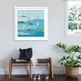 thumbnail image 3 of Art.com Beach Bums Art Print by Phyllis Adams, White Frame Wall Art, 38" x 38", 3 of 5