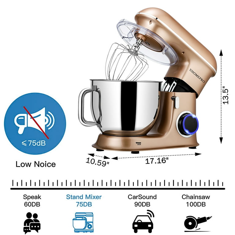 Whisk Wiper® PRO Tilt-Head Stand Mixers No More Mess Effortless