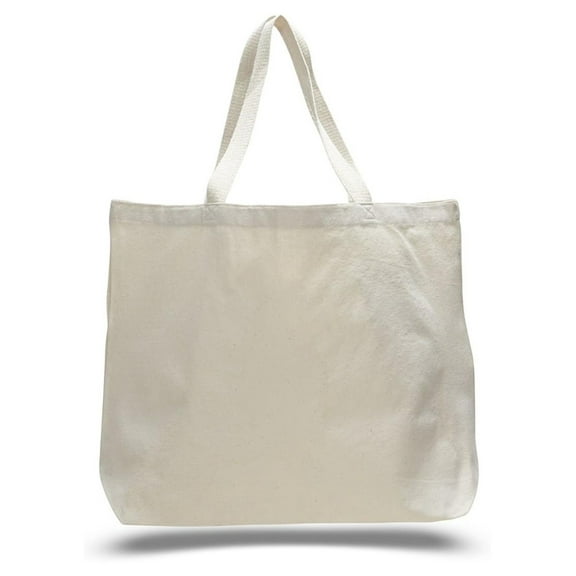 Natural Color Canvas Extra Large Tote Bag (10, Natural)